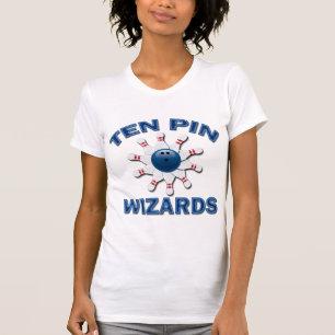 ZEHN BUTTON-ZAUBERER - BOWLINGS-TEAM-NAME T-Shirt