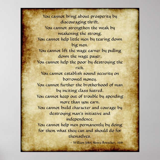 Zehn Cannots Poster (Vorne)