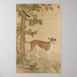 Zehn feine Hunde - Gelbgelber Leopard Poster