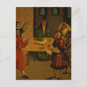 Zehn Gebote, 1516 Postkarte