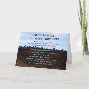 Zehn Gebote Karte