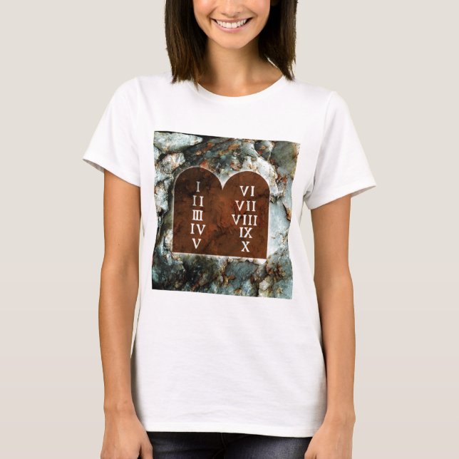 Zehn Gebote T-Shirt (Vorderseite)