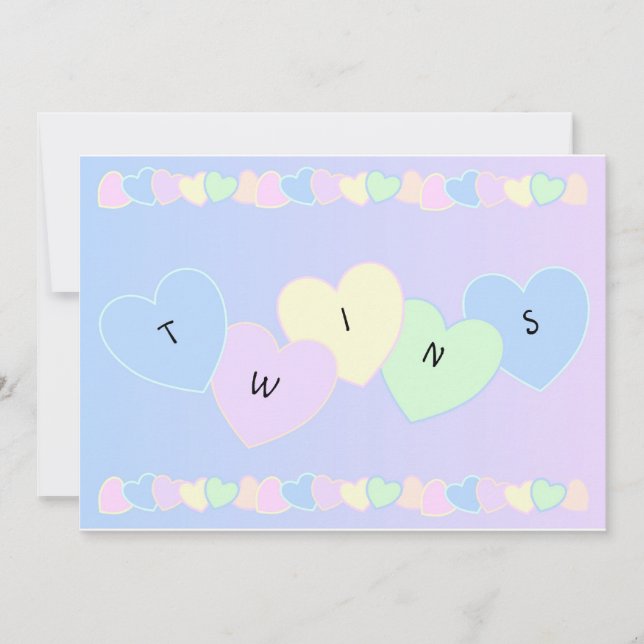 Zehn Geburtshinweise Ankündigung (Vorderseite)