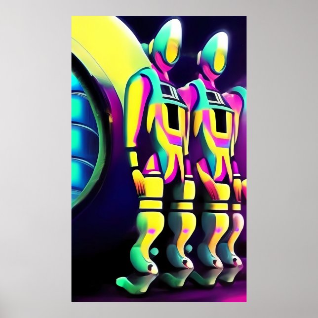 Zehn Gewinner des Meta-Evil Ken Gage Surrealismus Poster (Vorne)