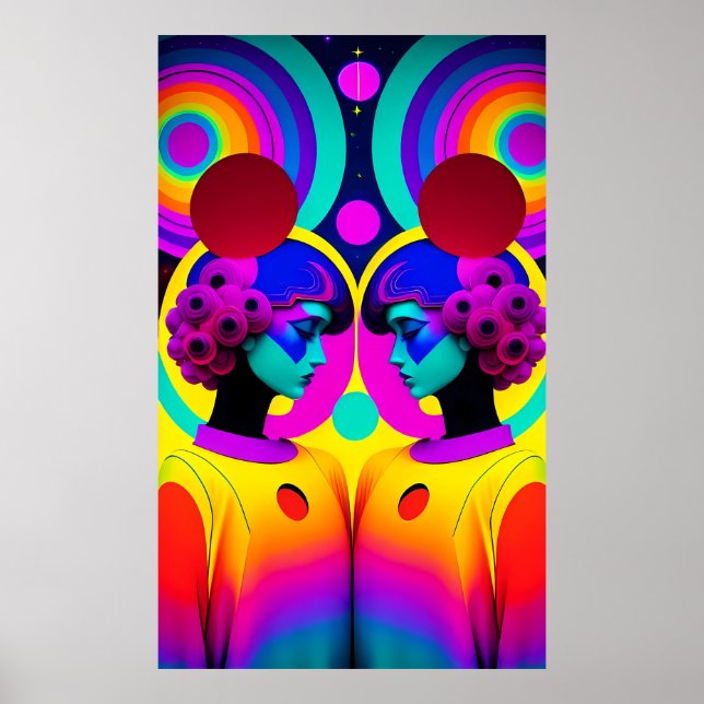 Zehn Gewinner eines Twain - Ken Gage Surreal Art Poster (Vorne)