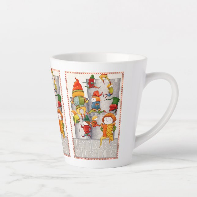 ZEHN GRÖSSER EINE LEITENDE Tasse (Rechts)