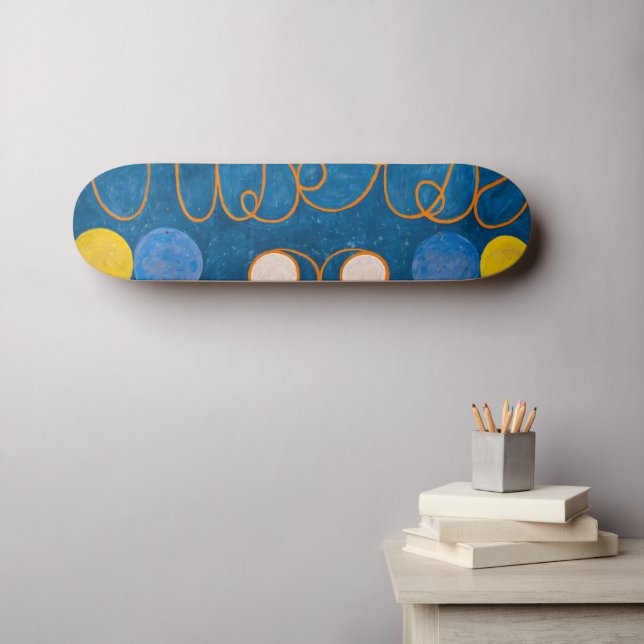 Zehn Größte, Nr. 1, Kindheit | Hilma af Klint | Skateboard (Wandkunst (Horz))