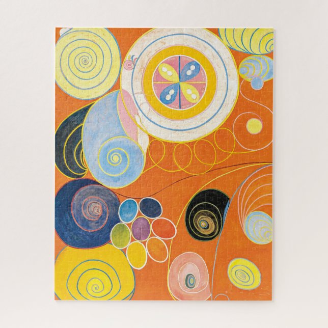 Zehn Größte, Nr. 3, Jugend | Hilma af Klint | Puzzle (Vertikal)