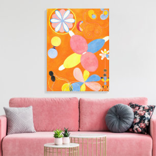 Zehn Größte, Nr. 4, Jugend Hilma af Klint Leinwanddruck