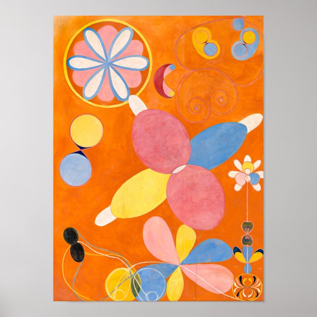Zehn Größte, Nr. 4, Jugend | Hilma af Klint | Poster (Vorne)