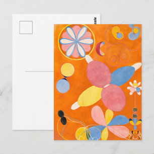 Zehn Größte, Nr. 4, Jugend Hilma af Klint Postkarte