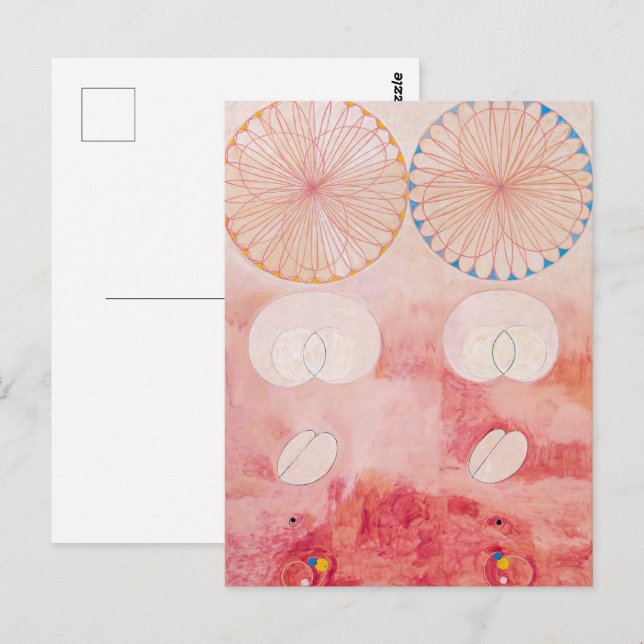 Zehn Größte, Nr. 9, Alter | Hilma af Klint | Postkarte (Vorne/Hinten)