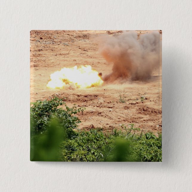 Zehn halbe Pfund TNT-Blöcke Button (Vorderseite)