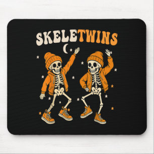 Zehn Halloween Matching Skeletwagen Funny Dancing Mousepad