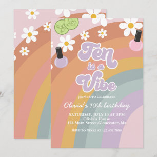 Zehn ist ein lebhafter Wellness-Center Rainbow 10. Einladung