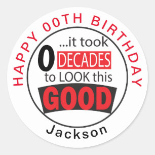 Zehn Jahrzehnte gedauert, um dieses Gute zu sehen Runder Aufkleber