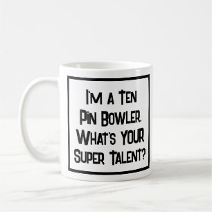 Zehn-Kegel-Bowler Super Talent. Kaffeetasse