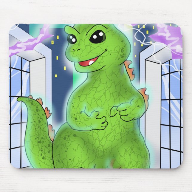 Zehn kleine Monster: Larry the Lizard Mouse Pad Mousepad (Vorne)