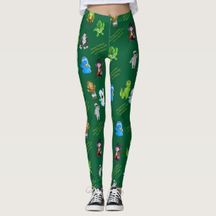 Zehn kleine Monster:Leggings(grün) Leggings
