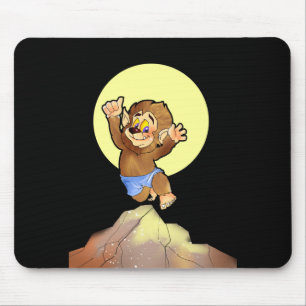 Zehn kleine Monster: Willie the Wolf Mouse Pad Mousepad