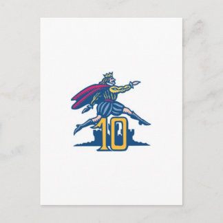 Zehn Lords a-Leaping Feiertagspostkarte