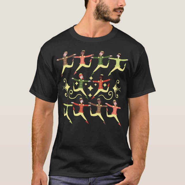 Zehn Lords A-Leaping T-Shirt (Vorderseite)