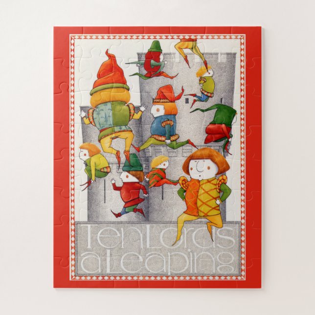 ZEHN LORDS EIN 16x20 große Stückchen Puzzle (Vertikal)