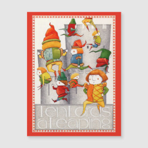 ZEHN LORDS EINE LEAPING 4,25x5,6 Magnetkarte - rot