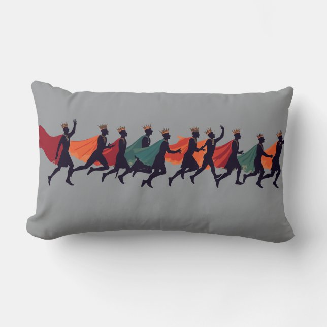 Zehn Lords einen springenden Ausschnitt-Stift 2 Lendenkissen (Vorderseite)