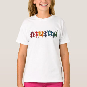 Zehn Lords einen springenden Ausschnitt-Stift 4 T-Shirt