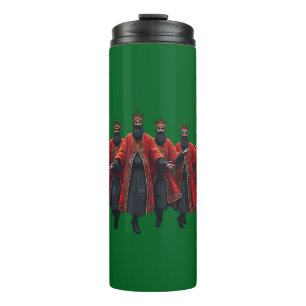Zehn Lords einen springenden Cut-Out Stift 6 Thermosbecher