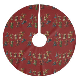 Zehn Lords springen Die Zehn Gebote Vektor  Polyester Weihnachtsbaumdecke