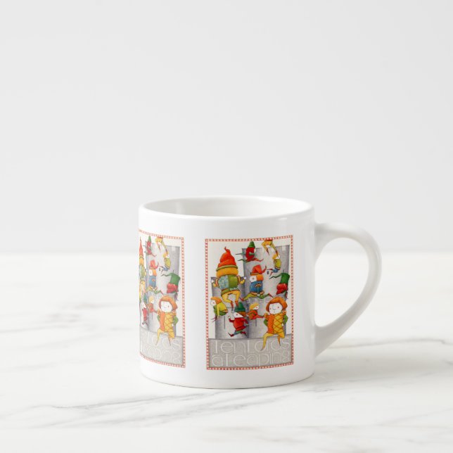 ZEHN LOREN EIN LEITENDER Espressocup Espressotasse (Rechts)