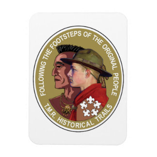 Zehn Mile Historische Wanderwege Flexibles Magnet