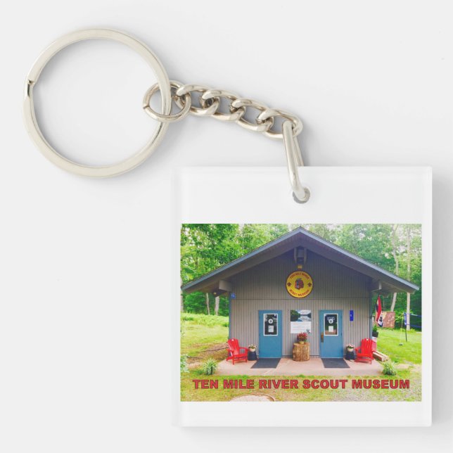 Zehn Mile River Scout Museum Front Key Chain Schlüsselanhänger (Vorderseite)