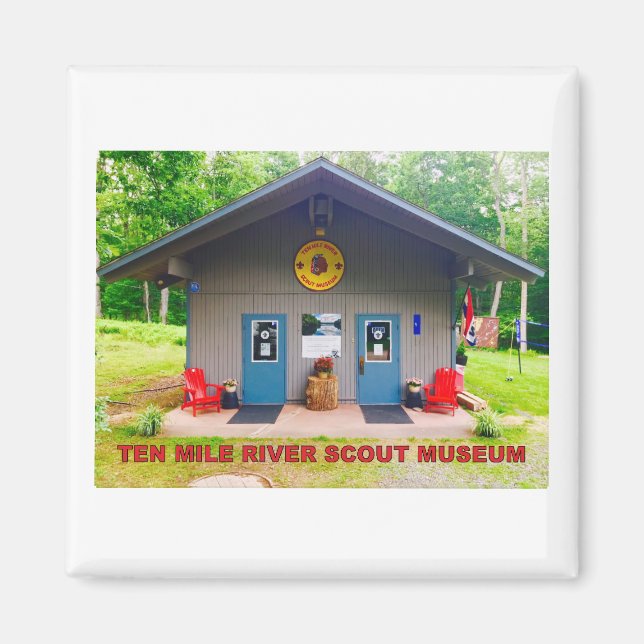 Zehn Mile River Scout Museum Front Magnet (Vorne)