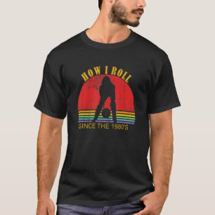 Zehn Pin Bowlers Wie ich rolle 1980 Frau Unterhand T-Shirt