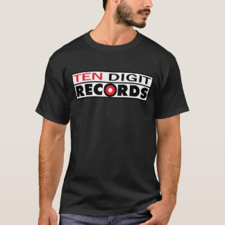 Zehn - Stelle schwarzer T - Shirt