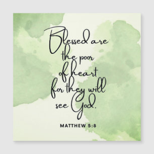 Zehn Tage Beatitudes Scripting Verse 5:8 Magnet