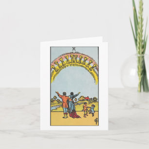 Zehn Tassen leerer Kartenreiter Waite Smith Tarot Karte