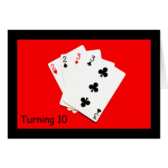 Zehn zu drehen ist ein großes Geschäft! (Vorderseite (Horizontal))