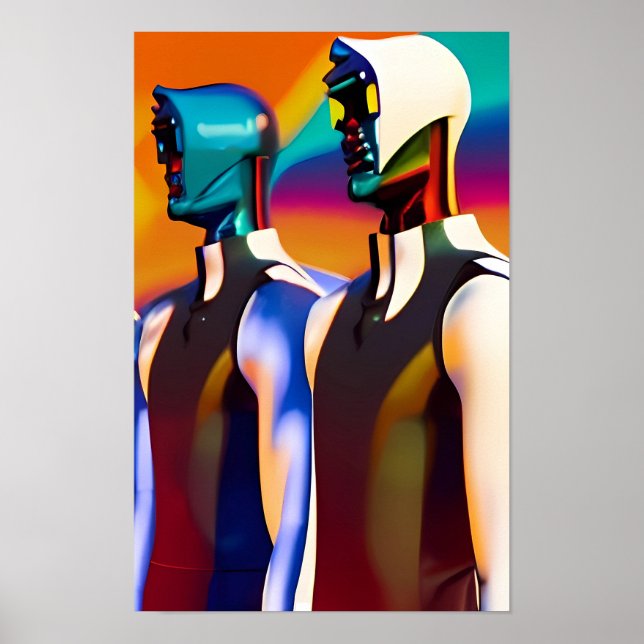 Zehnfache Unsicherheit Ken Gage Surrealismus Poster (Vorne)