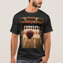 Zehnkegel-Bowling Strike.