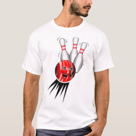 Zehnpins Bowling Strike. T-Shirt