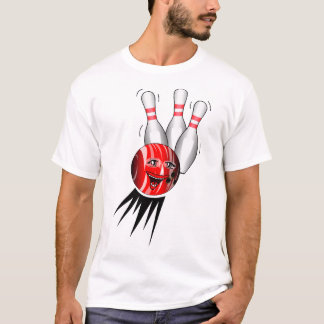 Zehnpins Bowling Strike. T-Shirt