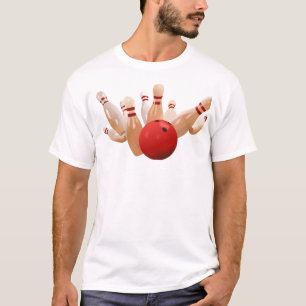 Zehnpins Bowling Strike. T-Shirt