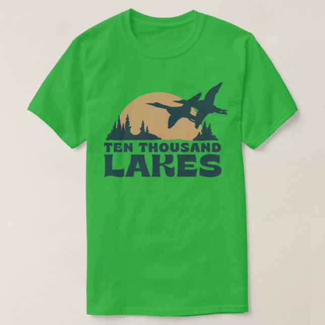 Zehntausend Seen minnesota T-Shirt (Design vorne)