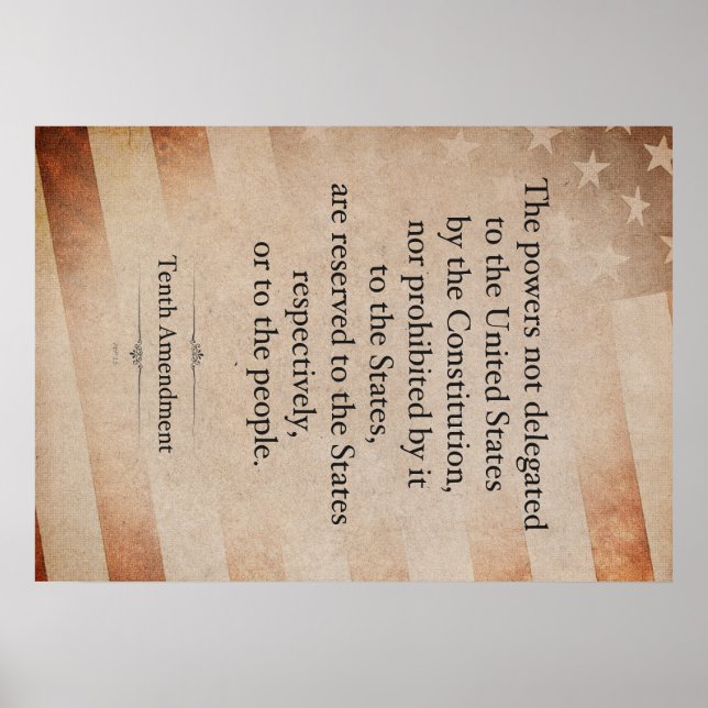 Zehnte Änderung Poster (Vorne)