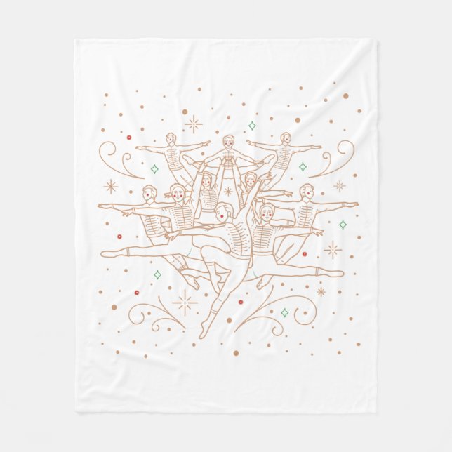 Zehnter Tag der Fleece Throw Blanket (Vorderseite)