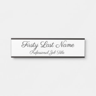 Zeichen an der Tür signieren Elegant Einfaches Mod Türschild